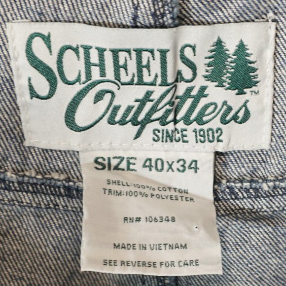 Scheel's Outfitters NWT men's jeans with canvas protector 40X34 - Picture 2 of 3